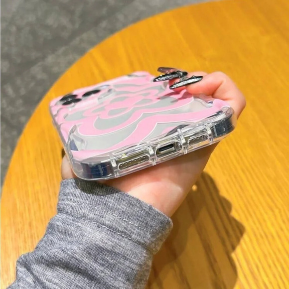 ⚠️Clearance iPhone 13 Pro/Pro Max Cute Pink Phone Case - Picture 4 of 5
